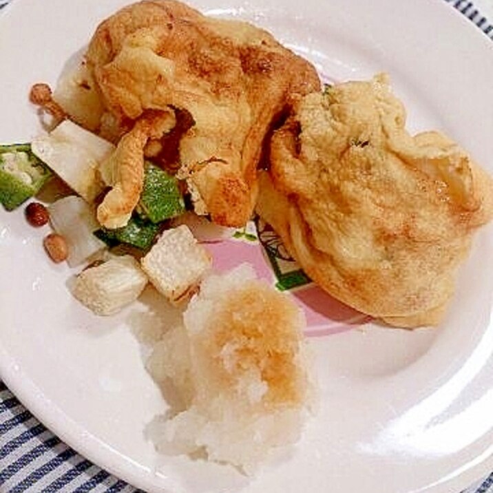 納豆オクラ長芋寿司揚げきんちゃく（ノンフライヤー）